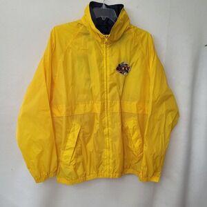 Super Bowl XXXV Tri-Mountain Event Staff‎ Windbreaker Jacket Yellow 2XL Adult